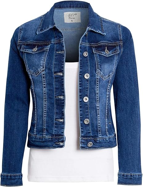 Flattering Slim Fit Mid Blue Essential
