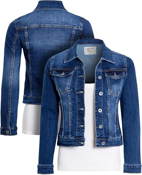 Flattering Slim Fit Mid Blue Essential