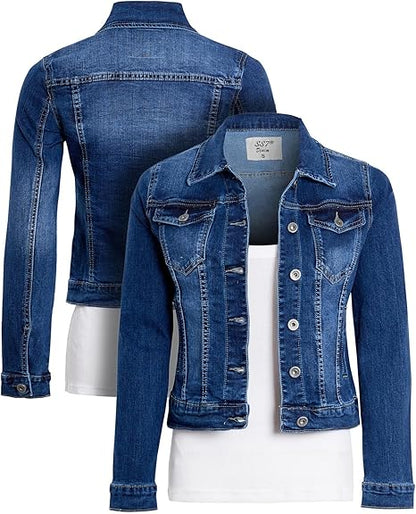 Flattering Slim Fit Mid Blue Essential