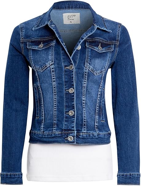 Flattering Slim Fit Mid Blue Essential